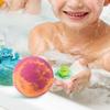 Handmade Bath Bombs with Surprise Thumb Toys Inside for Kids Gentle Nourishing Plant Oil Extract Bath Ball Gift Set