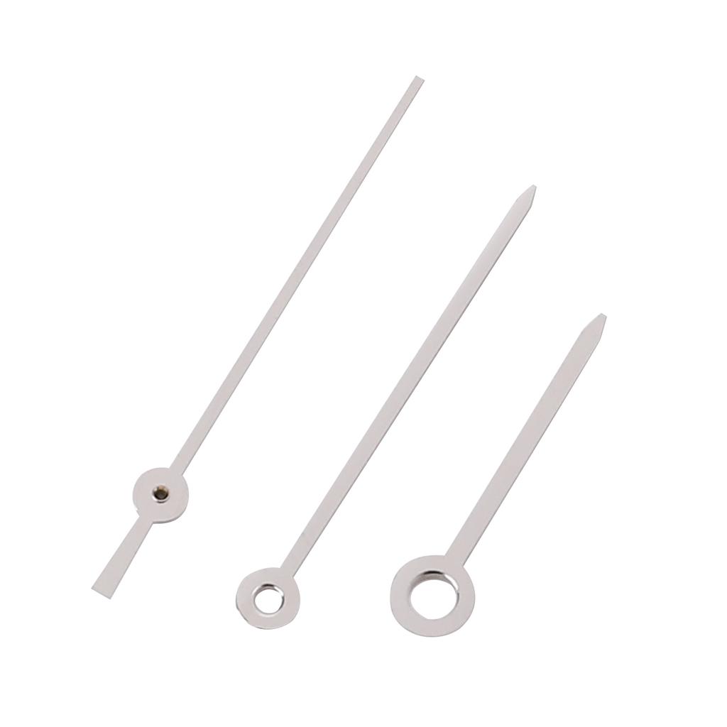 Slitinové hodinky hodinová minutová vteřinová ručička náhradní díly pro opravu hodinek pro strojek 1005 stříbrná