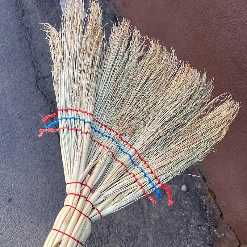 Natural Sorghum Bristle Broom
