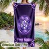 Beach Towel Austria Wien FC Print Custom Name Text Soft Towel for Swimming Pool