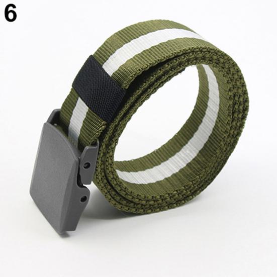Men's Fashion Practical Sport Tactical Military Nylon Buckle Waist Belt Waistband