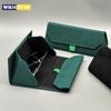 1 Stück Samt Dreieck Faltbrillen Damen Etui Elegantes Sonnenbrillen Etui Geldbörse Hart Männer Weich Elegante Lesebrillen Box Brillen