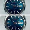 Used [Men's Watch] Rare ORIENT AAA 19JEWELS Blue Gradient Dial Day Date G104960 Vintage