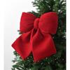 3Pcs Soft Velvety Fabric Bowknot Ornament Christmas Tree Bowknot Decoration For Mantels Wedding Festival Celebration