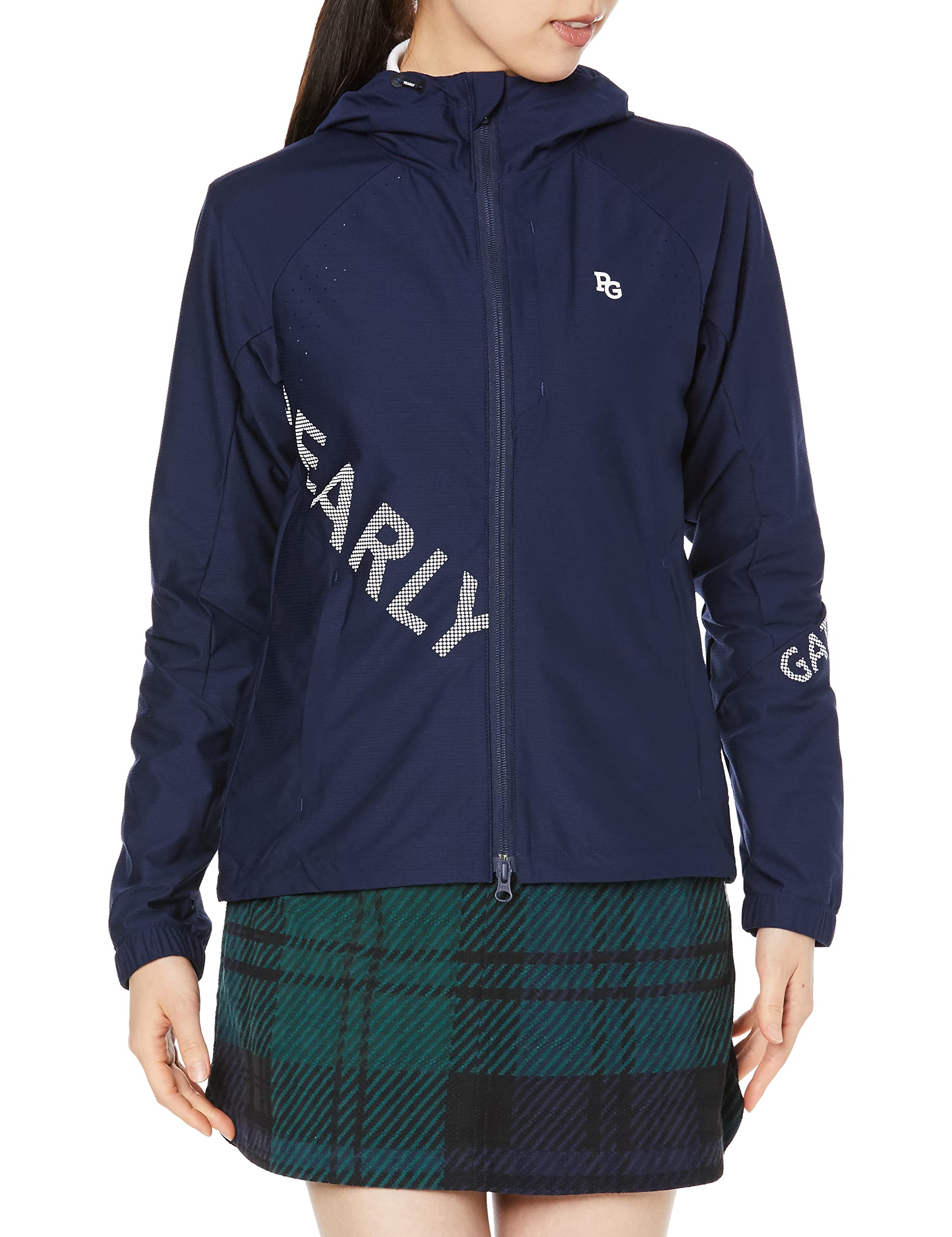 

Full Zip Jacket Golf Outerwear 0 [Pearly Gates] Women s (TEXBRID Stretch) / / 055-3120306 120_Navy [S]