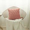 3D Rhombus Plush Pillow Cover Geometric Decorative Throw Pillow Case Soft Cozy Bed Sofa Cushion Cover Nordic Home Spring Decor