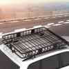 Metal Car Roof Rack, 162x99x16 Cm, Universal, Up To 100 Kg, Luggage Basket, Black