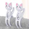FmtwPhn Cat Clothespins, Clothes Clips, Cat-Shaped Towel Clips | Non-Slip, No-Stain Clothes Hanger Clothespins for Drying Clothes
