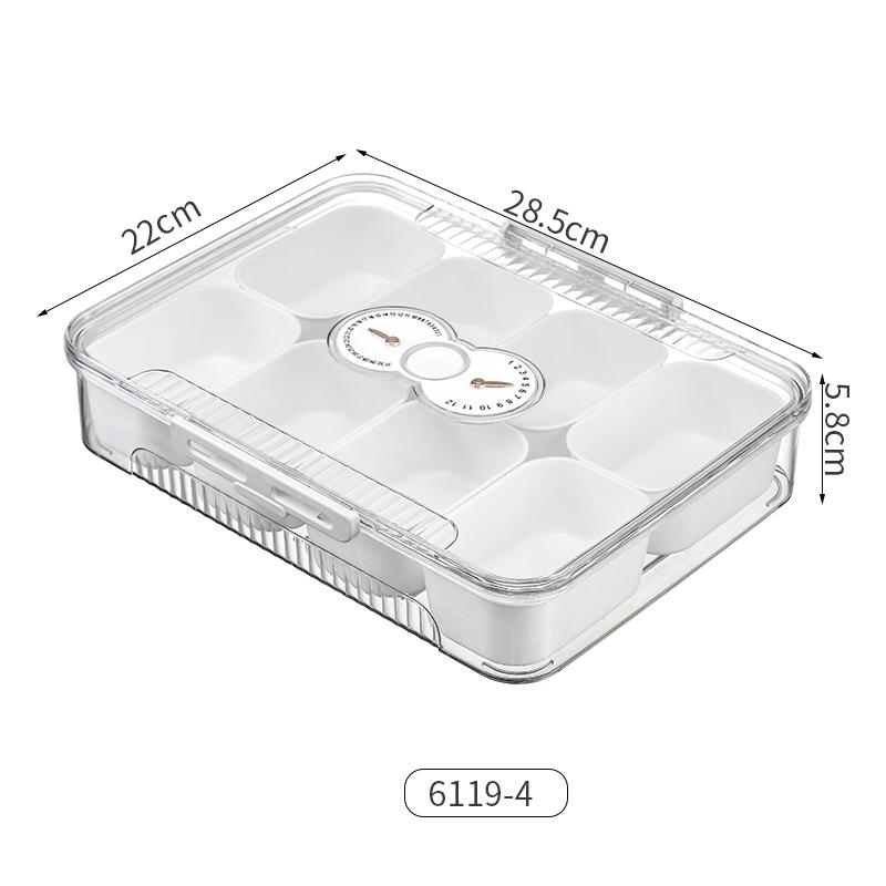 Trending Modern Stackable Multi Functional Storage Box Leakproof Transparent Home Kitchen Organize Food Tools Case