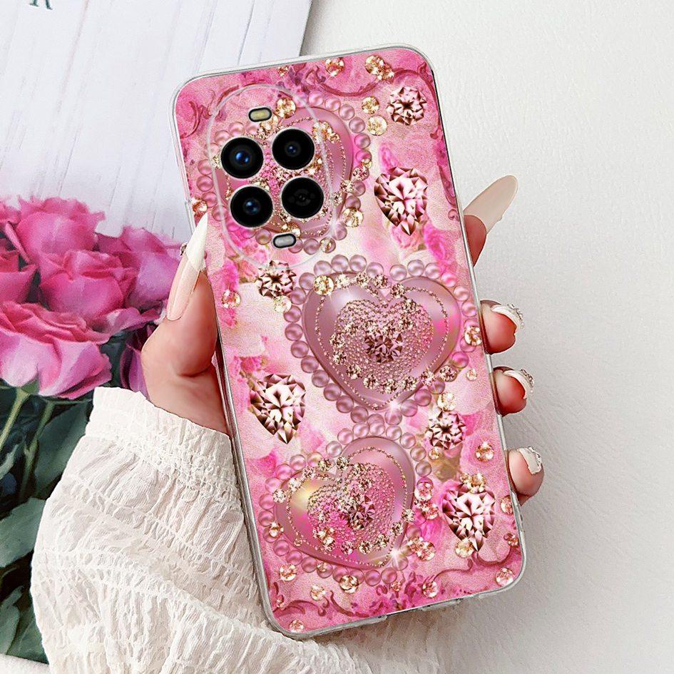 For Huawei Nova 13 Case Nova13 5G Cover BLK-AL80 Funda Popular Flower Butterfly Soft Clear Silicone Cases For Nova 13 Pro Bumper