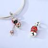 Original 925 Sterling Silver Charms Bead Openable Russian Nesting Doll Pendant Fit Original Bracelet For Women DIY Jewelry Gift