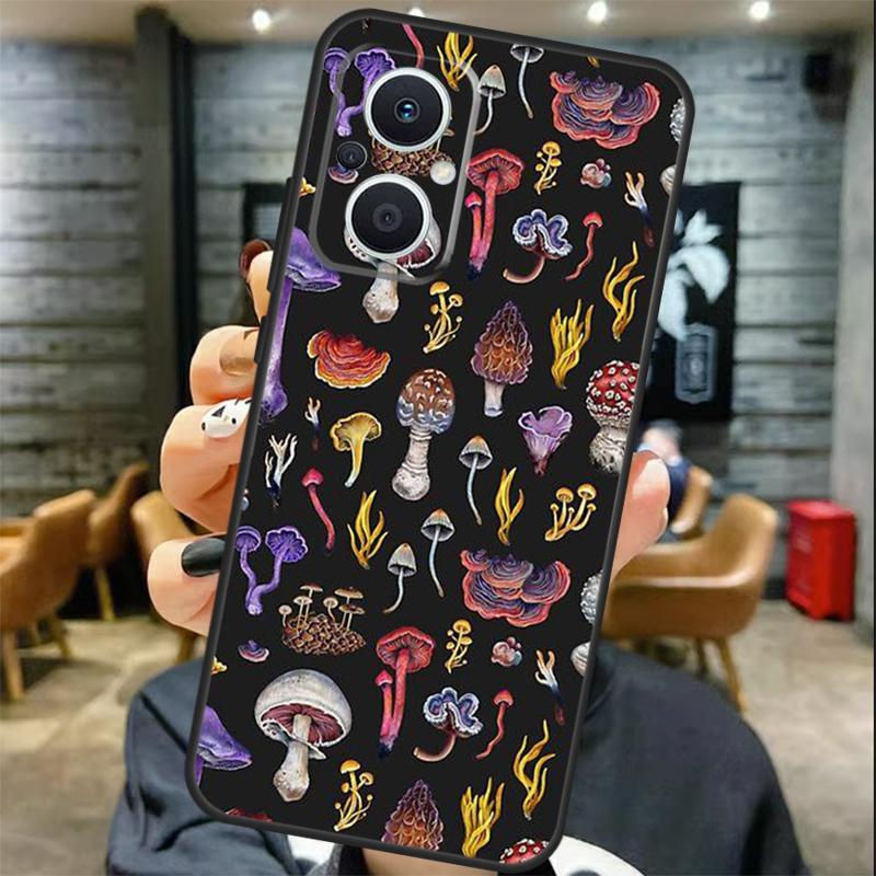 Trippy Mushroom Case For OPPO Reno 13 13F 12 F 11 8T 7 8 10 Pro OPPO Find X8 X6 Pro X3 X5 Lite Cover Coque