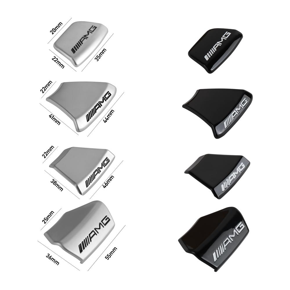Auto Steering Wheel Sticker Badge Interior Decoration Accessorie for Mercedes Benz W177 C118 W204 W205 Amg W212 W213 GLE GLS CLA