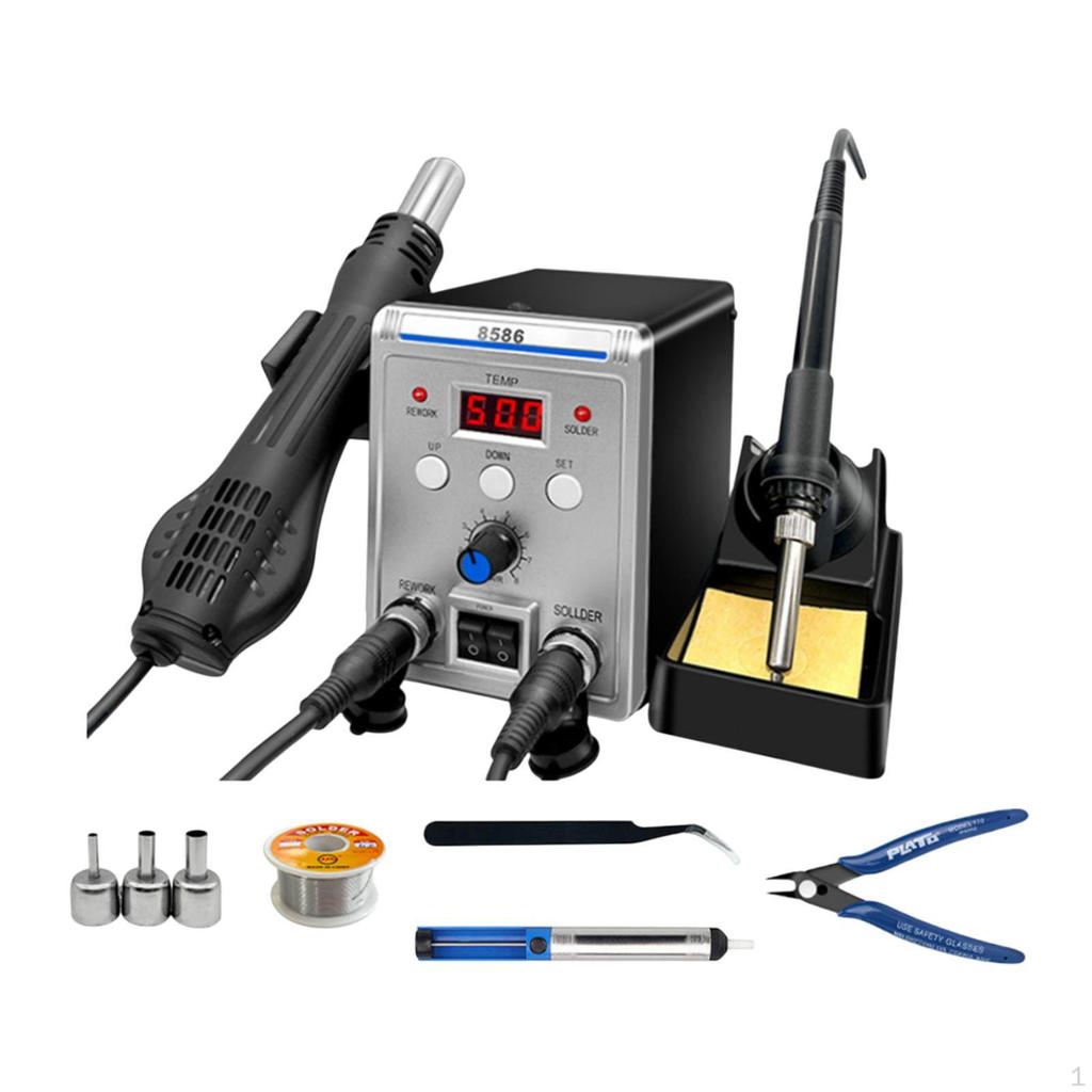 700W Air Rework Solder Station Kit EU 220V Plug Professional Adjustable