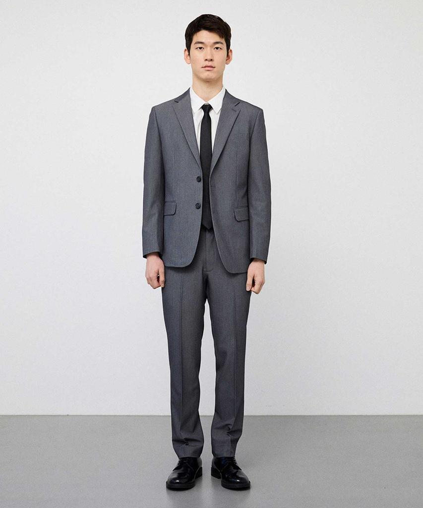 STCO Basic Four-Way Stretch Semi-Tailored Formal Pants_Gray (Classic Fit)_Cslvz03Bsg