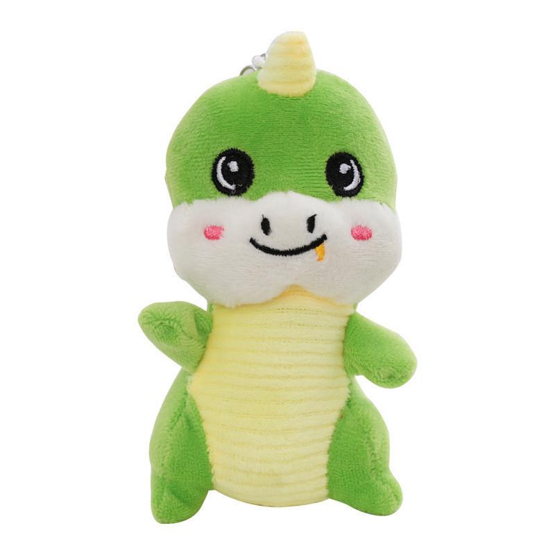 Adorable Big-eyed Dinosaur Plush Keychain Cute Cartoon Dinosaur Toy For Gifts