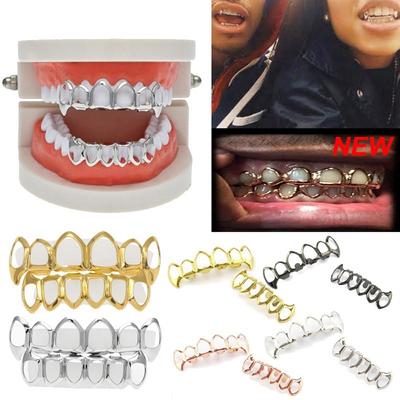 1 Adet Hip Hop Diş Üst veya Alt Ağız Diş Grillz Moda Çıkarılabilir