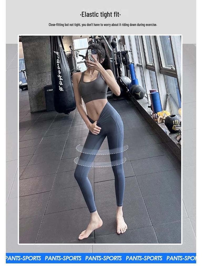 High Waist Tie-Dye Yoga Pants - Slim Fit, Peach Lift, Quick-Dry Leggings for Running and Fitness