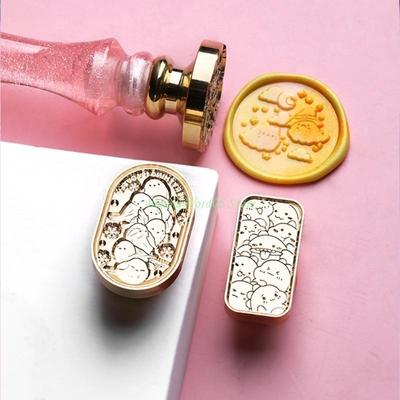 24TE Wax Seal Stamp Head Replacement Emboss Sealing Wax Scrapbooking Stamps Head Brass Sealing Stamp Head Wax Stamp Head Only