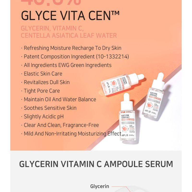 APLB Glycerin Vitamin C Ampoule Serum