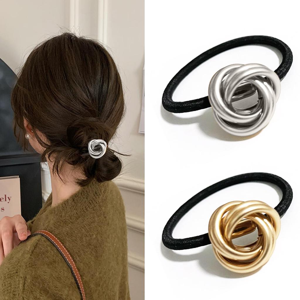 Fuyunohi Hair Stylish Hair Accessories for Decorative Hair Set of Adult Hair Stylish Korean Bun Fashion Accessories Ties, Adults, Non-Staining, Ties,