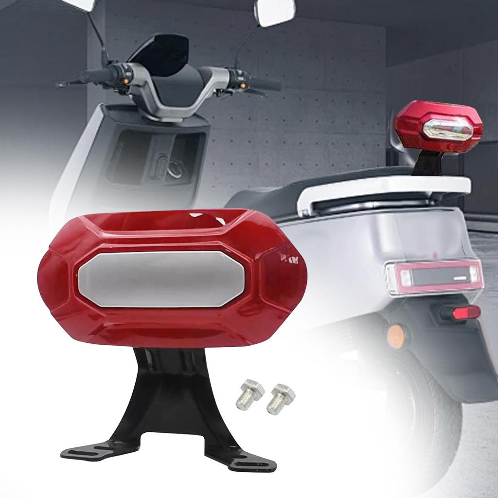 Electric Bicycle Backrest Rear Seat Backrest E Bike Motorcycle Backrest Replaces Passager Rainproof Easy To Install Waterproof