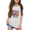 Girls  Kids Summer Crewneck Sleeveless Shirts Tank Tops