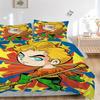 3er-Set Dreizack, Aquaman Cover Set, Bettwäsche-Set, Weiche Bequeme Bettbezüge, Für Schlafzimmer, Gästezimmer (1*Bettbezug + 2*Kissenbezüge, Ohne