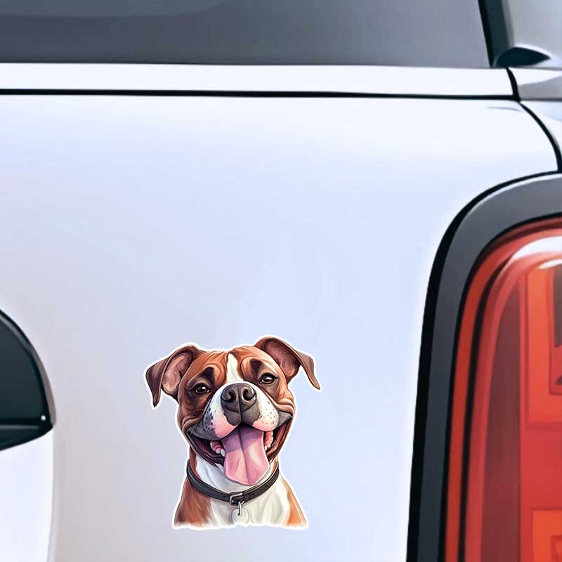 Adesivo per Auto Amante Cane Boxer Tedesco Decalcomania in Vinile Impermeabile Finestrino Posteriore Moto Camper Paraurti Camion Decorazione Laptop Y18