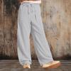 Women’s High Waist Drawstring Wide Leg Casual Long Pants Relaxed Lounge Trousers with Pockets