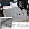 Waterproof Ultrasonic Mattress Protector Cover Pad Washable Mattress Bed Protector with Elastic Band