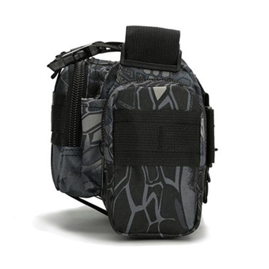 Camping Waist Bag with Adjustable Shoulder Strap Large Capacity Multiple Pockets Waterproof Multi-Functional Camping Bag Backpack