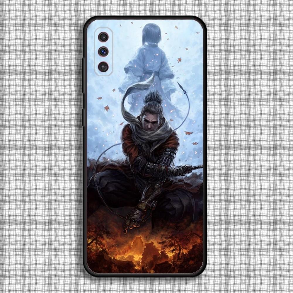 S-Sekiro Shadows Die Twice Phone Case For Samsung S23,23,22,30,21,10,9,Note20 Ultra,Lite,Ultra,5G,Plus,FE,Black Soft Case