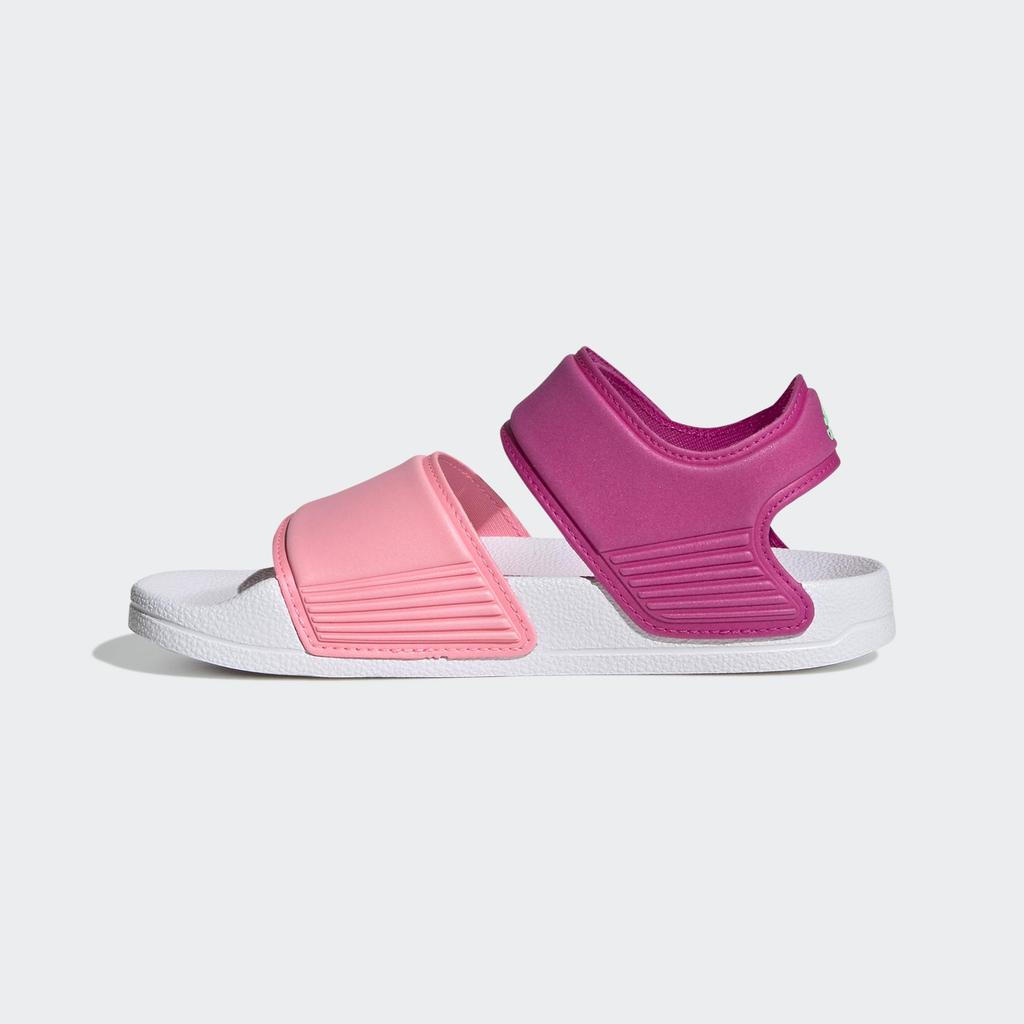 Junior Adilette Sports Sandals for Boys and Lucid Mint cm [Adidas] Girls, 17-22cm, LWS09, Fuchsia/Beam Pink/Pulse (H06445), 18.0