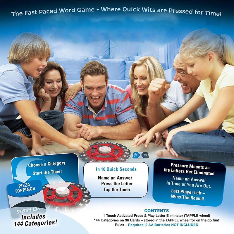 

Испанский Deutsch Word Game Быстрая семейная настольная игра The Quick Thinking Letter Pressing Tapple Games VersióN En EspañOl
