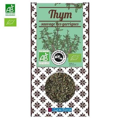 Vild ekologisk timjan från garrigerna - Burk med 25g