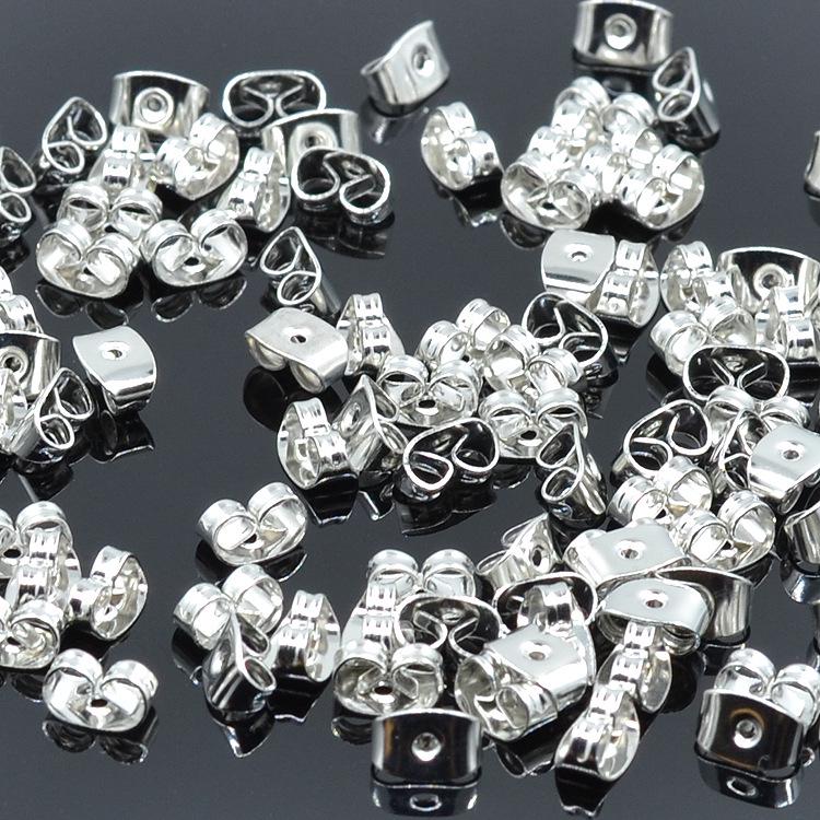 DIY Jewelry Accessories: Iron Ear Studs, Earrings, Ear Clasps, Bullet Ear Plugs, Leather Ear Caps, Cross-Border Collection