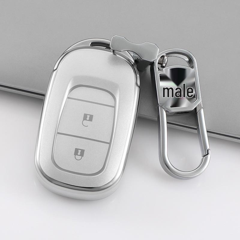 Honda Civic 11th Gen Key Cover, Sand Silver Full Protective Case