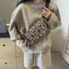 Ethnic Style Plaid Women's Chest Bag Lightweight Summer Travel Crossbody Purse