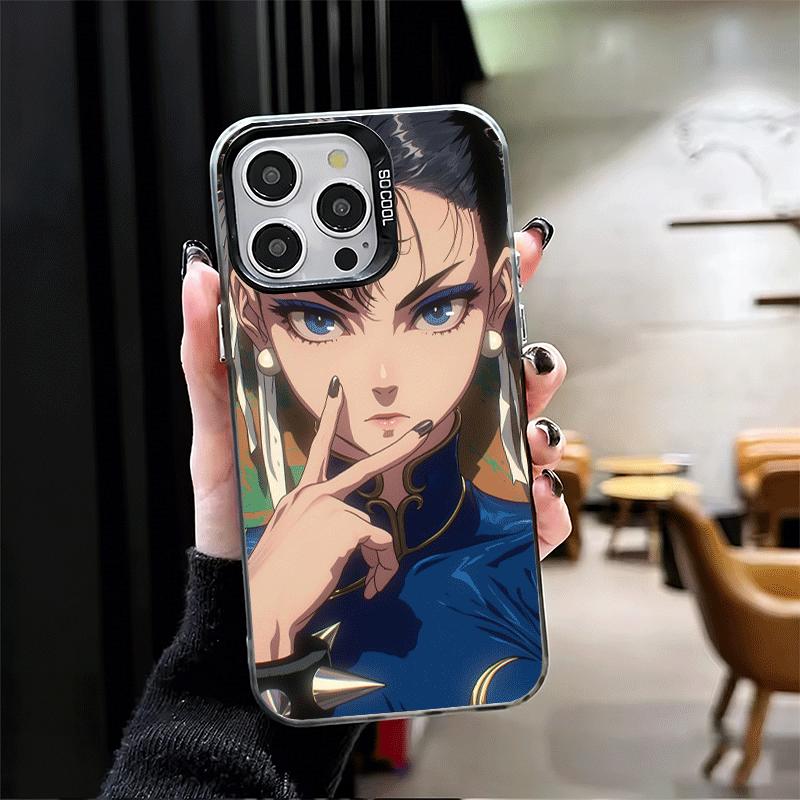 ChunLi S-Street F-FighterS Soft Phone Case for iPhone 15 16 17 Pro Max 17Air 16E 14 Plus 13 12 Mini Shockproof Cover Back Shell