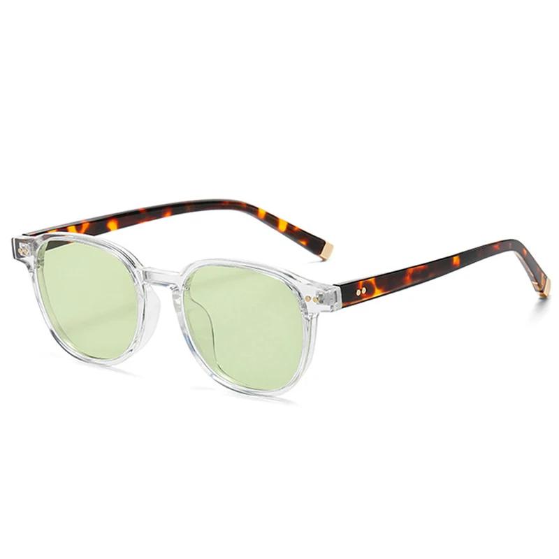  Retro Square Women Polarized Sunglasses Fashion Rivets Decoration Men Punk Driving Sun Glasses Shades UV400