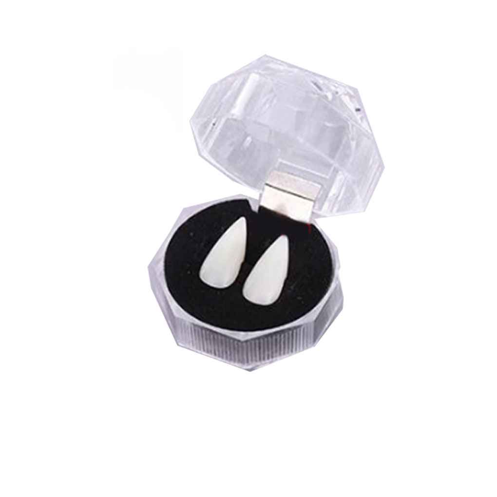 1 pár Halloweenské Cosplay Upíří Tesáky Zuby Maškarní Kostým Zubní Náhrady Rekvizity Upíří Zombie Zuby