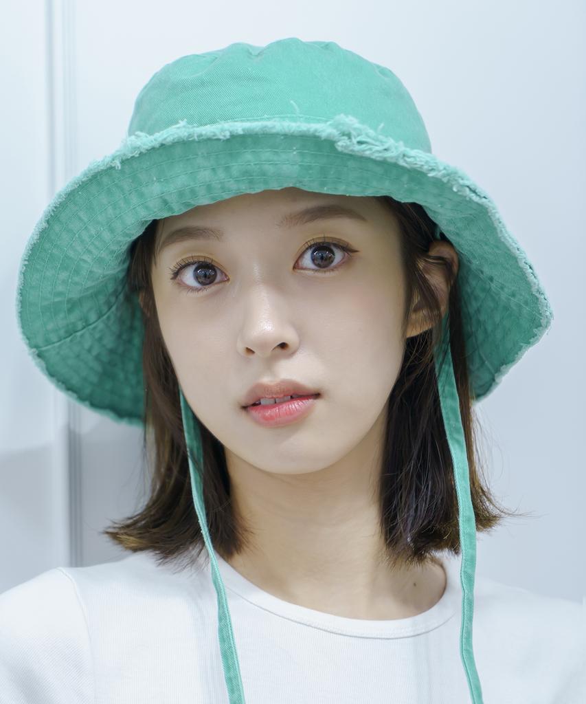 Sodamon Mimin Swood Fringe Bucket Hat 4 Colors
