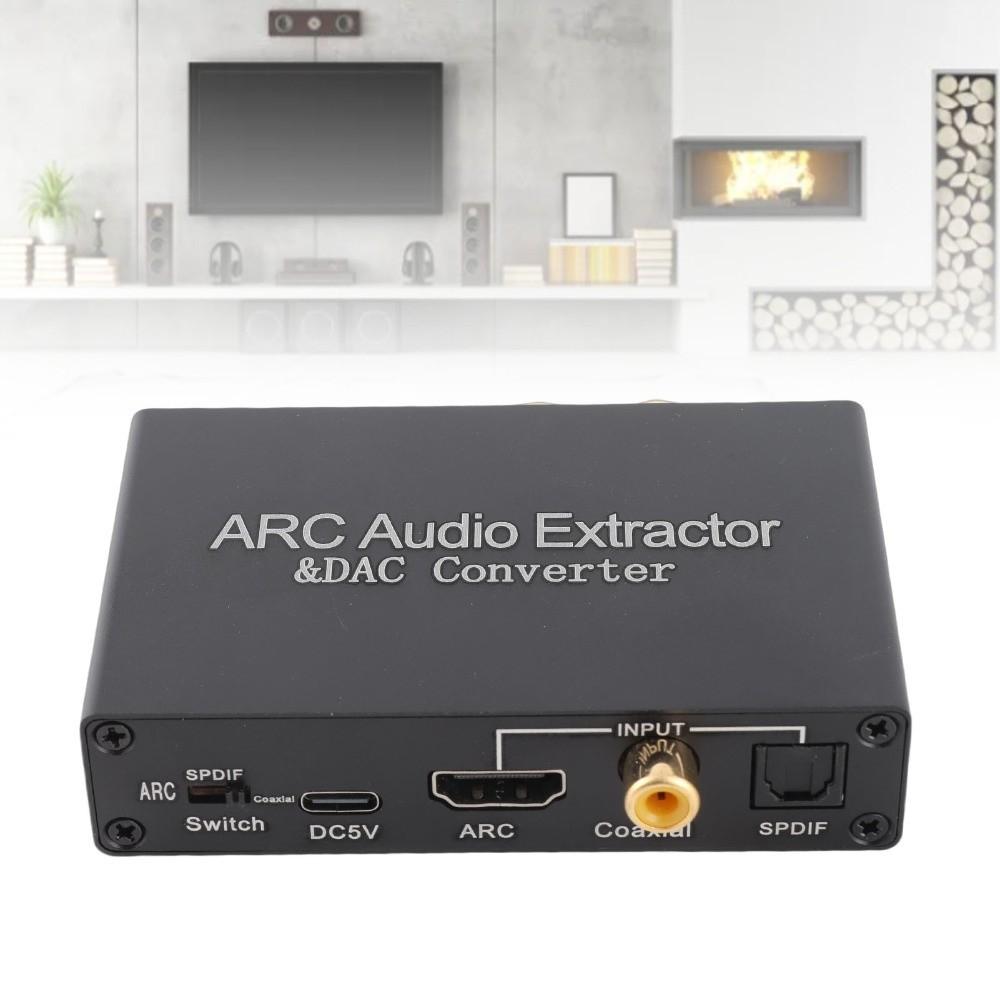 Supports ARC/ Optical/Coaxial Input Switching Digital Analog Sound Converter  for PS4