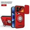 Magnetic Car Mount 360° Ring Kickstand Phone Case with Slide Camera Lens Cover For Xiaomi 17 Pro Max 15T Shockproof Armor Cover