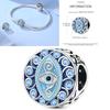 Cat Butterfly Daisy CZ Pave Clip Charm Bead Components Positioning Buckle Copper Metal Silicone Spacer Bead Components Compatible With Authentic