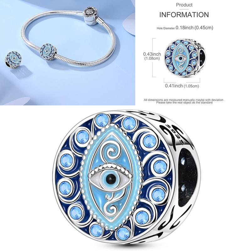 Cat Butterfly Daisy CZ Pave Clip Charm Bead Components Positioning Buckle Copper Metal Silicone Spacer Bead Components Compatible With Authentic
