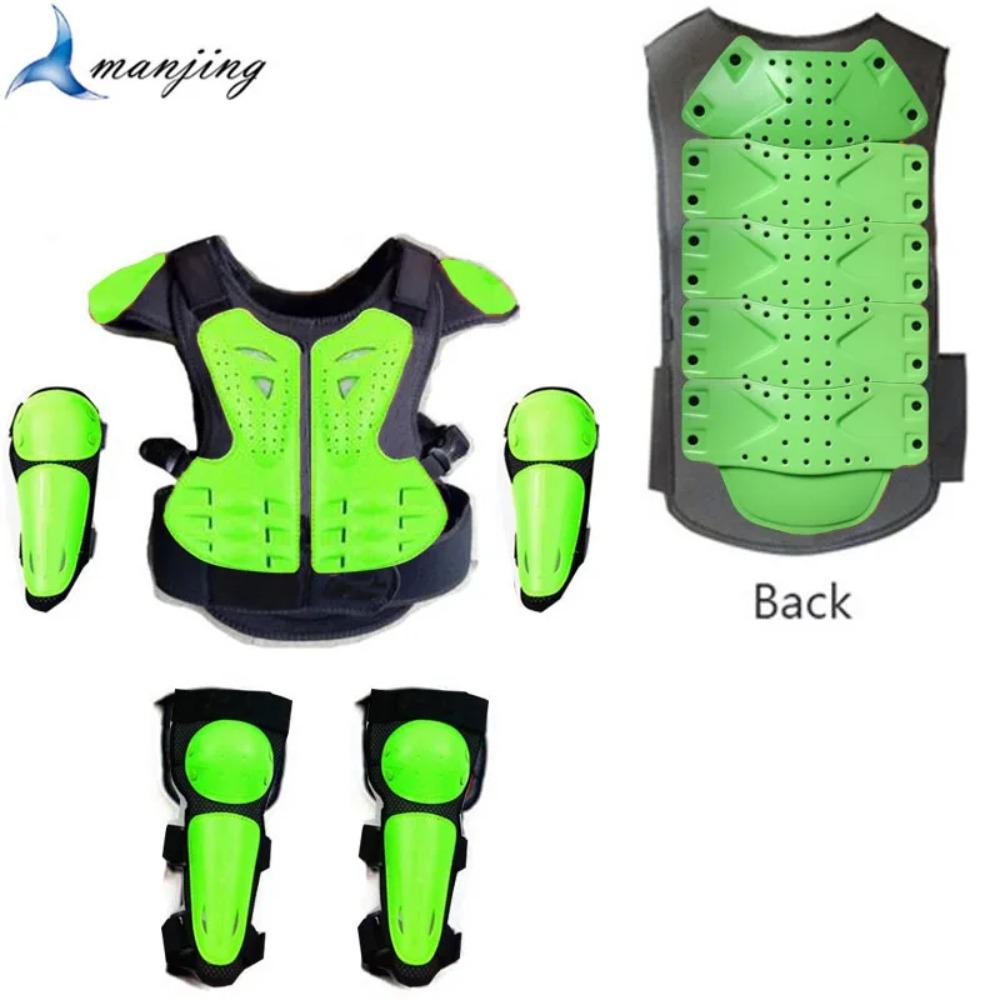 Bambino Bambini Motocross Moto Protezione Corpo Gilet Armatura ATV Moto da Cross Fuoristrada Tute Protezione Gilet da Corsa Abbigliamento Sportivo