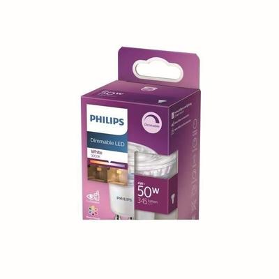 Philips LED Bulb Equivalent 50W GU10, Dimmable, Glass