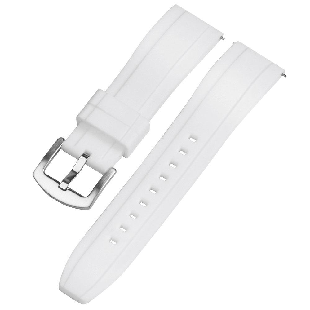 20mm 22mm Silicone Strap for Huawei Gt3/4 46mm Rubber Watch Band for Rolex Sport Waterproof Bracelet for Citizen
